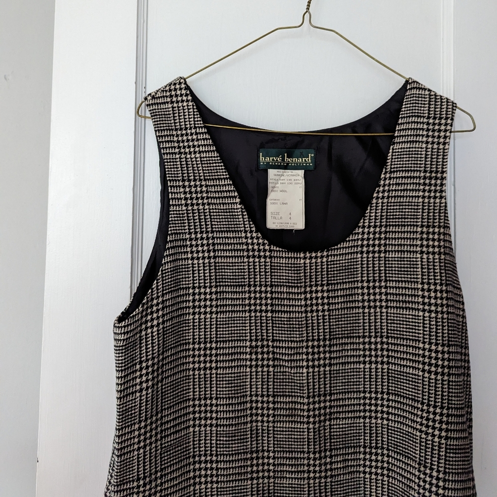 Vintage wool jumper dress